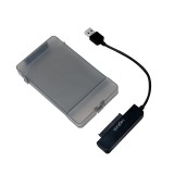 CABLU USB LOGILINK adaptor, USB 3.0 (T) la S-ATA (T), 10cm, adaptor USB la HDD S-ATA 2.5&quot;, carcasa de protectie pt. HDD, negru, &quot;AU0037&quot; (timbru verde