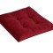 Perna Scaun Decorativa Bordeaux Rosu Velvet 38x38cm