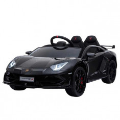 Masinuta Electrica Chipolino Lamborghini Aventador Svj Black Cu Roti Eva foto