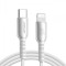 Cablu Date si Incarcare USB-C - Lightning Joyroom S-A51, 30W, 1.2m, Gri
