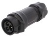 Conector Circular Amphenol 3 Pini, 10A, IP67, Tata, Pe Cablu, Lipire