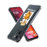 Husa antisoc pentru motorola moto g05, airbag pro, clear, help others
