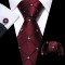Set cravata + batista + butoni - matase - model 547