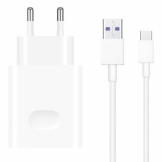 Incarcator Huawei Mate 30 Lite Pro HW-059200EHQ-HL1289 cablu Type C 1M Alb foto