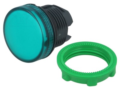 Lumină de control verde 22mm IP66 foto