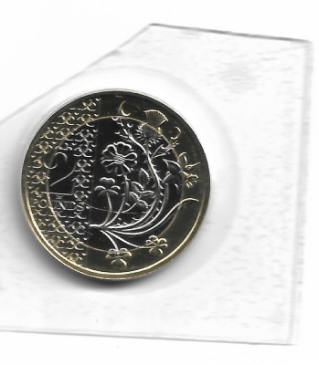 Marea Britanie 2023 - 2 POUNDS - BU Sigilata - din anual folder foto