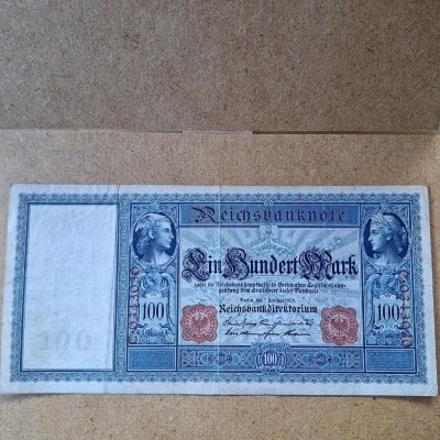 Germania 100 marci / mark 1908 William ll foto