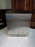 Dispenser automat prosoape hartie inox argintiu satinat