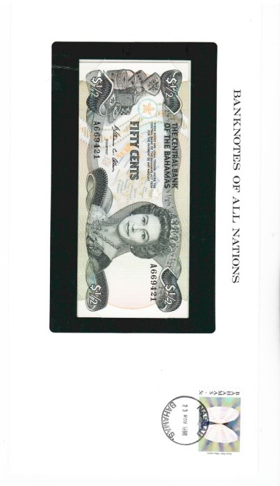 Bahamas 1/2 Dolar 1974 ( 1984 ) P-42 UNC