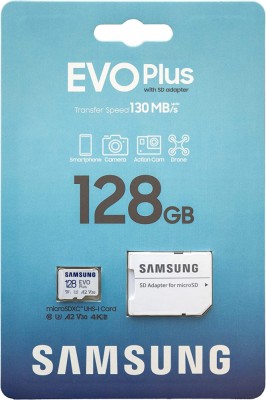 Card de memorie SAMSUNG Samsung EVO Plus 128GB microSDXC UHS-I U3 130MB/s foto