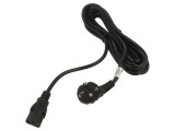 Cablu 3x1mm2 CEE 7/7 ştecăr unghi IEC C13 mamă PVC