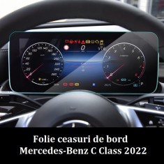 Folie sticlă securizată pentru ecran ceasuri de bord Mercedes-Benz C Class 2022