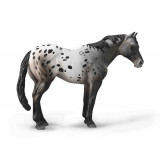 Figurina pictata manual cal Appaloosa Blue Roan Collecta, 14 x 4.5 x 10.5 cm, 3 ani+