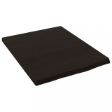 Cumpara ieftin Blat de baie, maro inchis, 40x50x2 cm, lemn masiv tratat