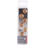 Cumpara ieftin Kikkerland Wood Magnets (Set of 6), Brown