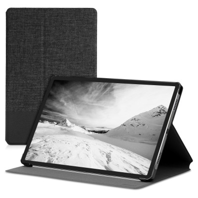 Husa pentru tableta Lenovo Tab P11 Pro, Kwmobile, Gri/Negru, Textil, 55711.73 foto