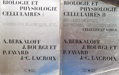 Biologie Et Physiologie Cellulaires Vol. 1-2 - Andre Berkaloff , D447