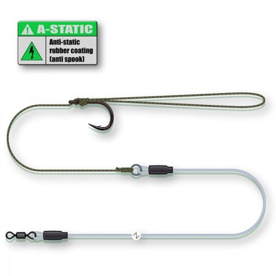 Rig Somn Madcat Combi Pellet A-Static Sinking 65cm 2/0 0.95mm foto