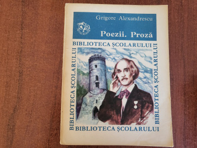 Poezii.Proza de Grigore Alexandrescu foto