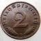 2.897 GERMANIA 2 REICHSPFENNIG 1939 D