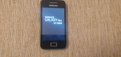 Smartphone Rar Samsung Galaxy S5830i Black Liber retea Livrare gratuita! foto