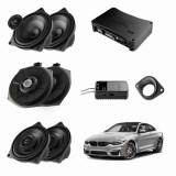 Pachet sistem audio Plug&amp;amp;Play Audison dedicat BMW K4M X4M + Amplificator AP 8.9bit 520W + Conectica dedicata