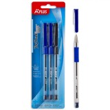 Set Pixuri A-Plus, Pro Slide, Grip Moale, Albastru și Negru, 3 Bucăți, Oem