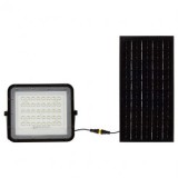 REFLECTOR CU INCARCARE SOLARA 10W 800LM 6400K - NEGRU, V-TAC