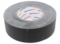 Bandă Textilă Neagră 50mm x 50m 0.31mm HELATAPE TEX