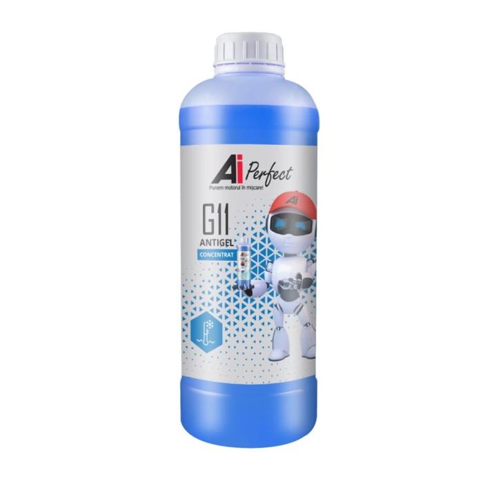Antigel Concentrat AiPerfect G11 - 1 Litru, Silicat (VW TL 774-C, Culoare Albastru)