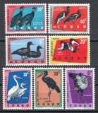 Congo, Kinshasa 1963 Mi 112/18 MNH - Pasari protejate (I)