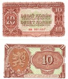 Cehoslovacia 10 Korun 1953 P-83b UNC