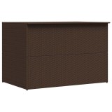 vidaXL Ladă de depozitare de grădină, maro, 150x100x100 cm, poliratan 44246