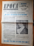 Ziarul epoca 29 mai - 4 iunie 1991-interviu principesa margareta