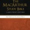 MacArthur Study Bible-NASB-Large Print