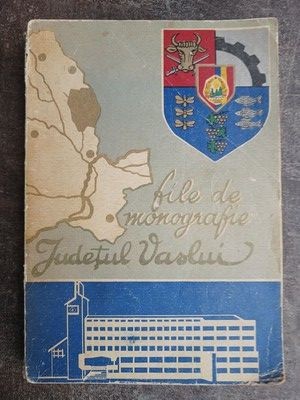 File de monografie Judetul Vaslui- Aurel Zugravu, Petre Iosub foto
