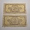 Lot 2 bancnote 1 leu 1952