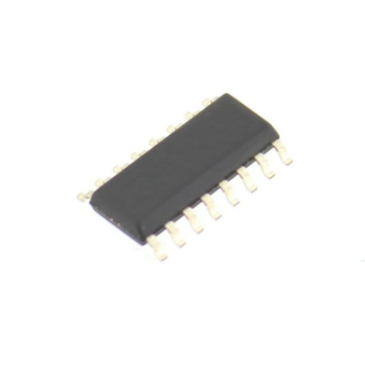 Circuit integrat, SO16, SMD, BCD cu 7 segmente, clichet, declansator, decodor, ON SEMICONDUCTOR - MC14511BDG foto