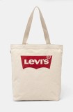 Levi&#039;s geanta de bumbac culoarea bej