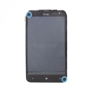 Modul de afișare HTC Titan X310e și capacul frontal, ansamblu digitizor piesă de schimb neagră B-M110B31A foto