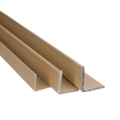 Coltar din Carton Presat 1.6 m, Dimensiune 40x40x4 mm, 100 Buc/Bax - Profil de Protectie pentru Ambalat Paleti si Colete foto