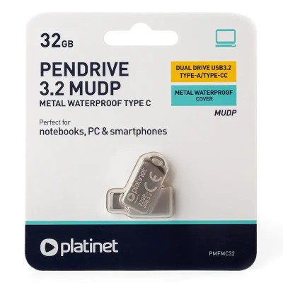 Flash drive Platinet PMFMC32 USB-C 3.2 32GB foto