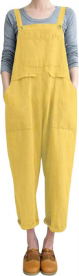 Femei Moda Baggy Loose Lenjerie Overall Jumpsuit Oversized Casual Manșon foto