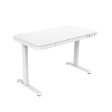 VELSEN &iacute;r&oacute;asztal elektromos magass&aacute;g&aacute;ll&iacute;t&aacute;ssal, vez&eacute;rlőpanellel 120x60 cm feh&eacute;r