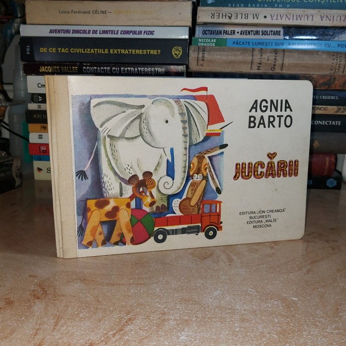 AGNIA BARTO - JUCARII ( TOTAL CARTONATA ) , 1983 , TIPARIT IN U.R.S.S *