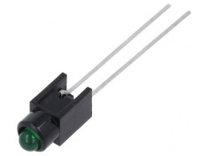 LED verde 3mm 30mA 60? foto