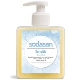 Sapun Lichid Sensitiv Ecologic Sodasan 300ml - Bio, Fara Miros, Pentru Piele Sensibila si Copii