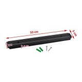 Suport magnetic pentru bucatarie, lungime 32.5 cm, Negru