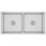 Cumpara ieftin Chiuveta de bucatarie lucrata manual, otel inoxidabil