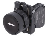 Comutator apăsare 22mm 1 NO negru XB5